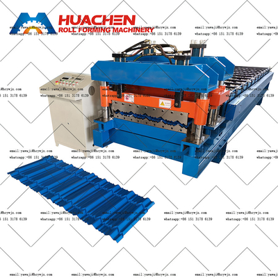 1000mm ماشین ساخت کاشی شیشه ای رنگ زیبا برای PPGI / GI