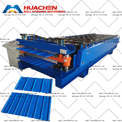 0.3-0.6mm دو لایه رول شکل گیری ماشین برای ورق سقف