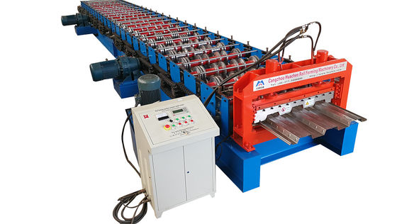 کیفیت  Long Life Precise Steel Floor Deck Roll Forming Machine with CE کارخانه