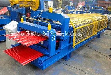 ماشین شکل گیری رول فلزی 0.3 - 0.8mm برش هیدرولیکی خودکار