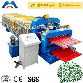 ماشین شکل گیری رول فلزی 0.3 - 0.8mm برش هیدرولیکی خودکار
