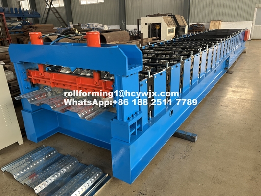 دستگاه شکل دهی رول طبقه کنترل شده توسط PLC 400mm H Beam Frame Steel Frame 1220mm Wide