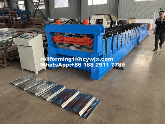 هیدرولیک 11 11 5.5KW موتور کف عرشه رول ماشین 8-12m/min سرعت با سیستم کنترل PLC