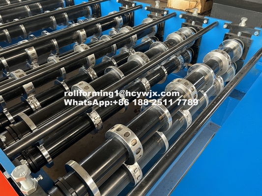 هیدرولیک 11 11 5.5KW موتور کف عرشه رول ماشین 8-12m/min سرعت با سیستم کنترل PLC