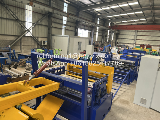 خط برش GI / PPGI با ریکولر 0.12-5m / min ضخامت مواد