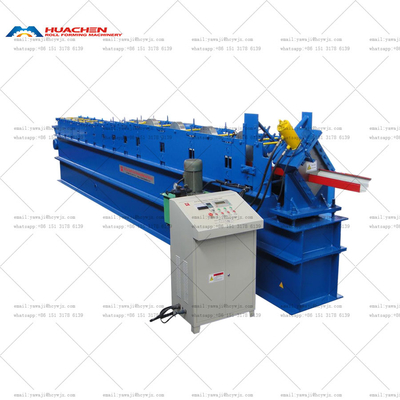 Cr12 فولاد هیدرولیک برش گاتر رول ماشین تشکیل با کنترل PLC