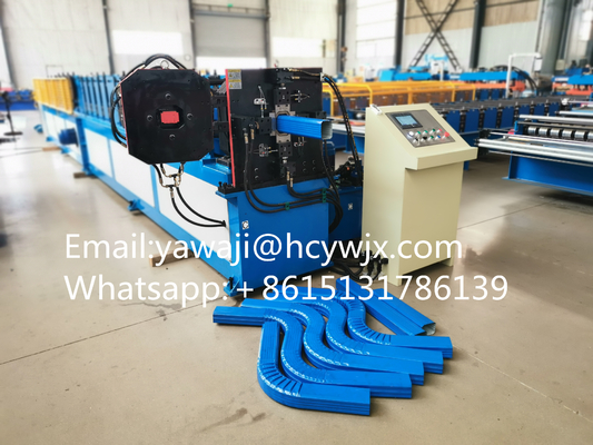 سقف خروجی Downspout آرنج ماشین باران فولاد Downspout رول ماشین ساخت با آرنج