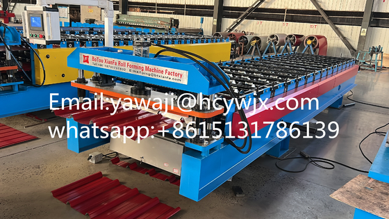 380v 50Hz 3 فاز Ibr آلومینیوم فولاد سقف رول شکل گیری ماشین با رول های ماندگار