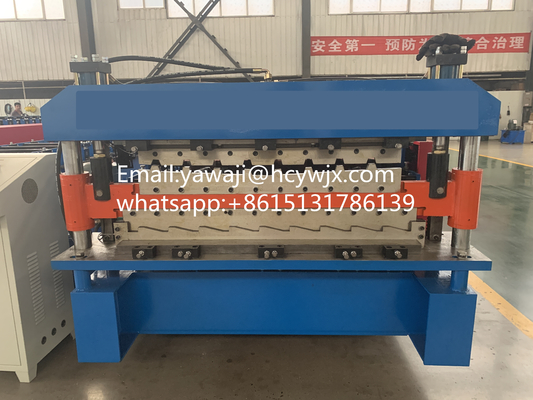 1250mm عرض مواد دو طبقه رول ماشین شکل گیری با 380v 50Hz 3 فاز سیستم الکتریکی