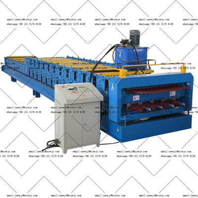 ماشین شکل دادن رول دو طبقه برای عرض مواد 1250mm در زمان تحویل کوتاه