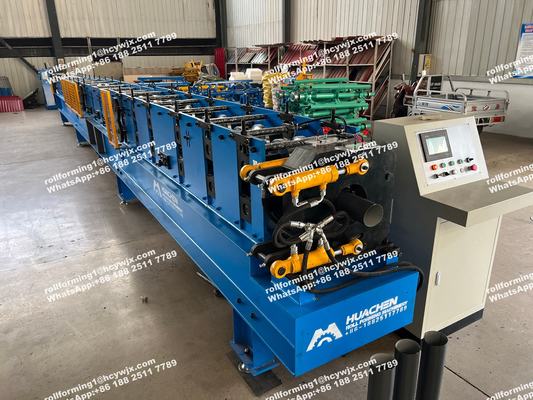 ماشین شکل گیری رول گرد برای لوله آب باران / لوله آب