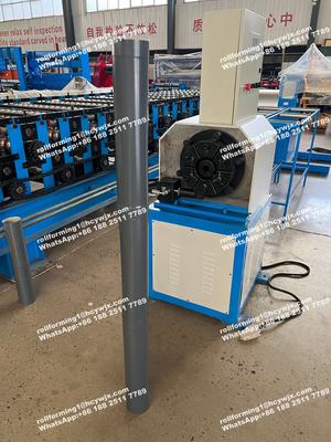 Rain Water Steel Down Pipe Roll Forming Machine 380V 50Hz 3 Phases