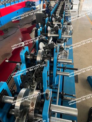 اتوماتیک 80 تا 300 میلی متر تنظیم CZ Purlin ماشین رول شکل گیری قابل تعویض
