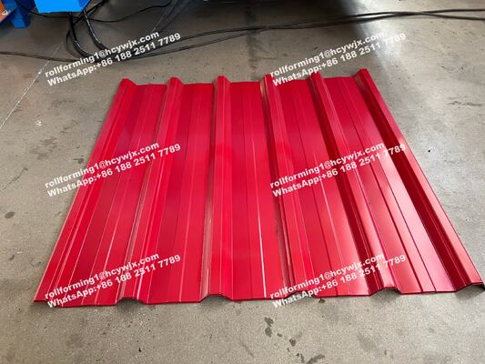 ماشین دو لایه رول شکل گیری با کنترل PLC برای تولید کاشی 1250mm عرض و 0.3-0.6mm ضخامت