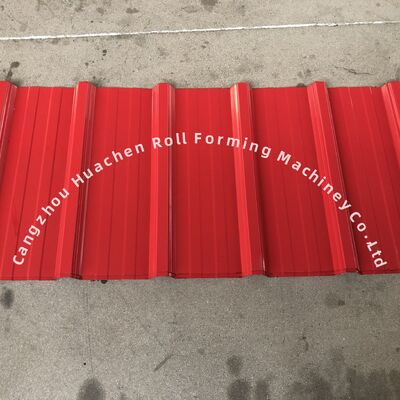 ماشین دو لایه ای برای شکل دادن رول برای پنل شیشه ای با عرض 1250 میلی متر، سرعت 15 متر در دقیقه و مواد PPGI / GI