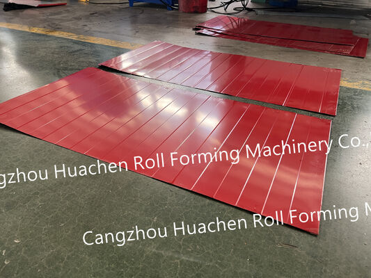 Iron plate manufacturing machine, metal roof panel forming machine, tile manufacturing machine