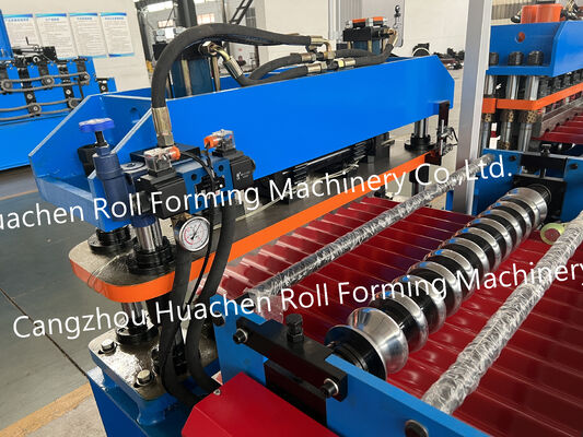 دستگاه بام ورق های فلزی دستگاه کاشی سازی بام دستگاه رول ساز کاشی راه راه و ذوزنقه ای