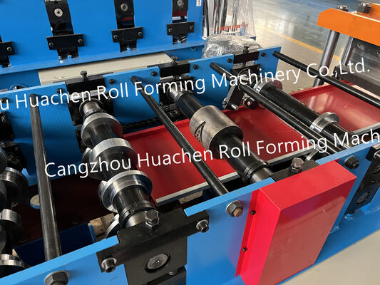 Floor roller-formed steel sheet roofing machine - Produces various corrugated roof tiles