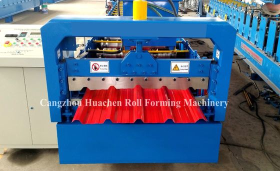 Steel Building IBR Roofing Sheet Cold Roll Forming Machine 19 rows