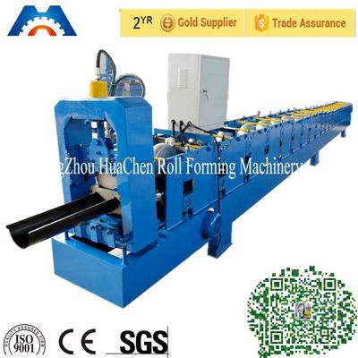 Galvanized Metal Water Tube /Pipe/Gutter Roll Forming Machine 10m/min with CE