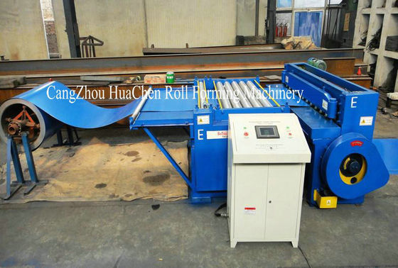 3 Rows Metal Plate Cutting Machine Cut to Length Line Thickness 1 - 3mm