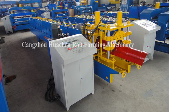 Galvanized New Type Ridge Cap Light Gauge Steel Roll Forming Machine with CE ISO