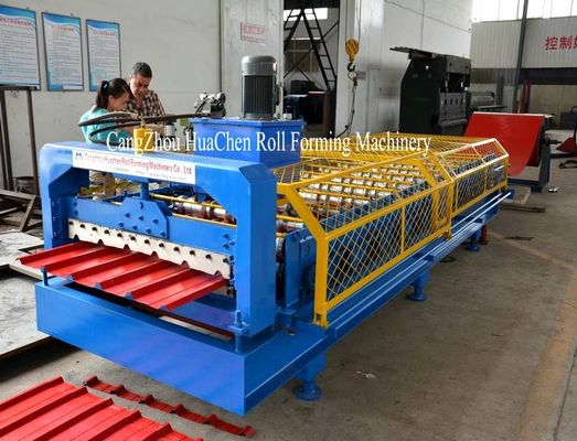 Sinusoidal Metal Corrugated Sheet Making Machine 380V Customized