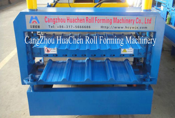 Automatic Double Layer Roll Forming Machine Roofing Sheet PLC Frequency Control