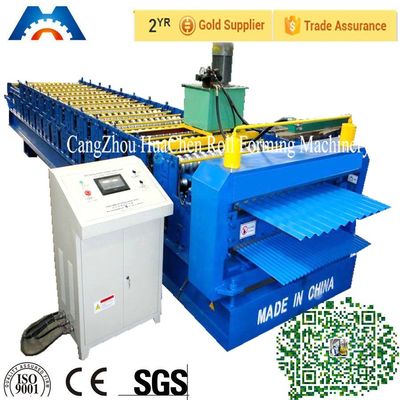ورق سقف آهن رول دوطرفه Roll Forming Machine برای بازار ترکیه