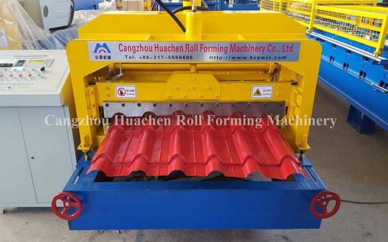 Roofing Glazed Tile Roll Forming Machine Light Weight High Strengt