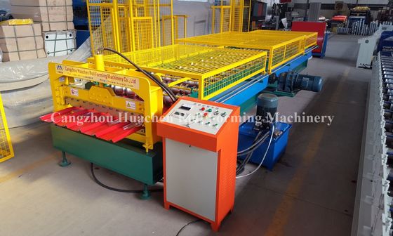 1.0mm Thickness Popular Profile Roofing Roll Forming Machine with Safe Cover
