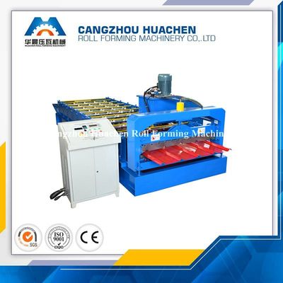 R Panel Roofing Sheet Roll Forming Machine 4.5T Machine Weight , 45# Steel Rollers