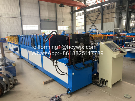 76.2x101.6mm مستطیل Downspout رول شکل گیری ماشین برای آب باران Downpipe