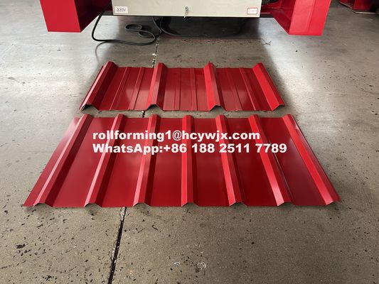 5.5KW AG پانل دو لایه رول ماشین شکل گیری