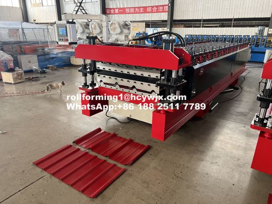 R Panel & AG Panel Roof Roll Forming Machine ماشین ساخت و ساز سقف