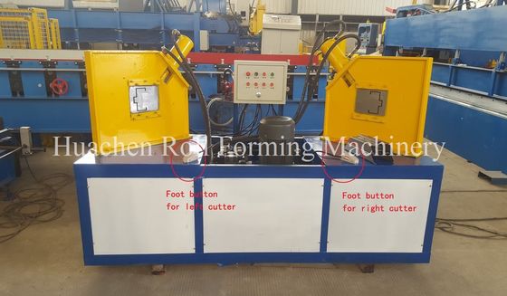 High Precise Roll Forming Machinery Shutter Door Frame 17 Rows 10m / min