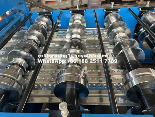 دستگاه شکل دهی رول طبقه کنترل شده توسط PLC 400mm H Beam Frame Steel Frame 1220mm Wide