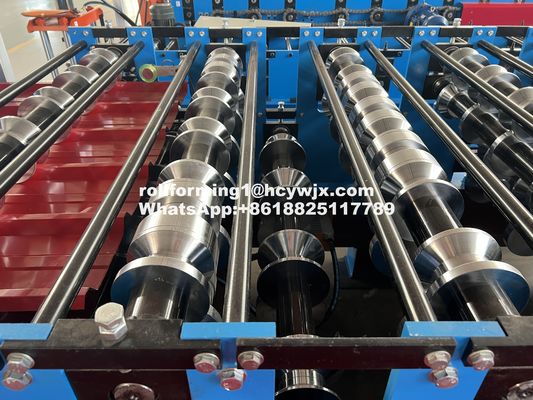 دستگاه ساخت لایه دوگانه برای صفحه های سقف فلزی 15-20m/min