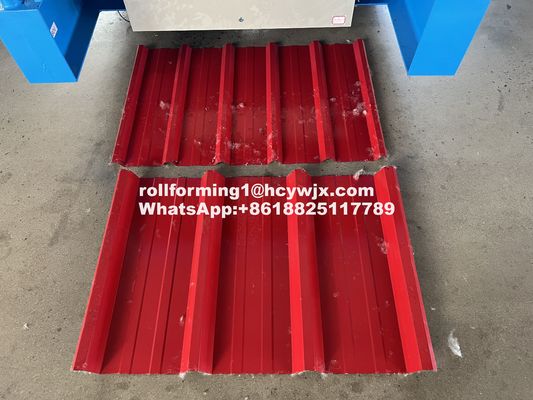 دستگاه ساخت لایه دوگانه برای صفحه های سقف فلزی 15-20m/min