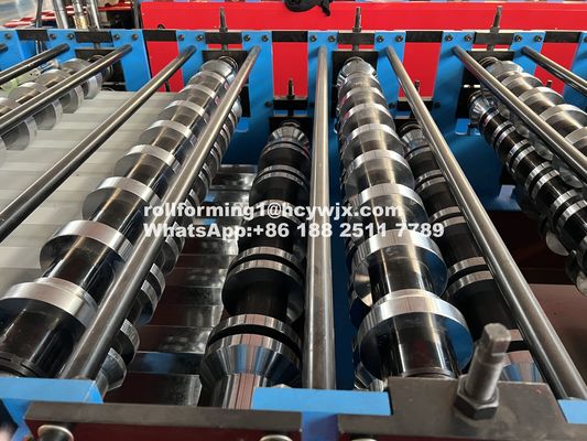 0.3-0.6mm 5.5KW قدرت دو لایه رول شکل گیری ماشین