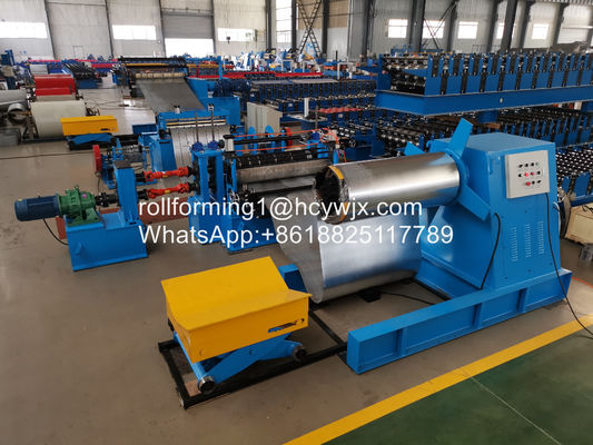 GI / PPGI مواد خام خط برش سیم پیچ فولاد با برش