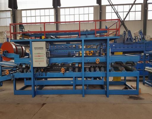 خط دو طرفه فلزی ساندویچ پانل 0-5m / Min