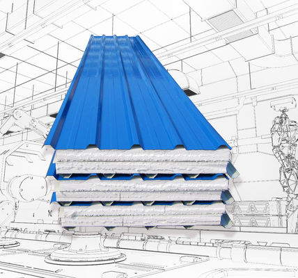 خط تولید اتوماتیک اپس ساندویچ پانل با 6 ردیف 3 کیلو وات