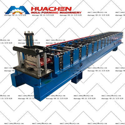 PPGI / GI مواد Long Span Roof Roll Forming Machine با 5.5 5.5KW کل قدرت