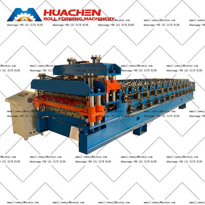 380v 50Hz 3 فاز ولتاژ دو طبقه رول ماشین ساخت با مواد CR12 برش ساخته شده