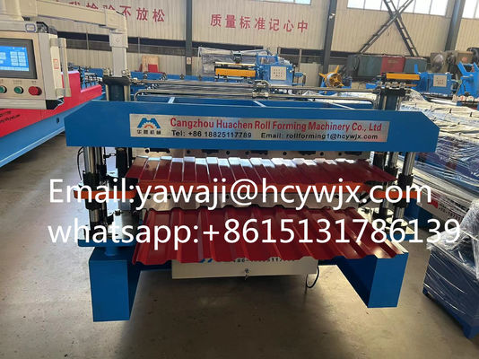 0.3-0.6mm ضخامت مواد دو طبقه رول ماشین ساخت با 45 فولاد خاموش کردن و پوشش