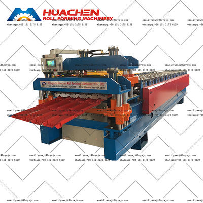 دستگاه شکل دهی رول دو طبقه پنل سقف فلزی گالوانیزه