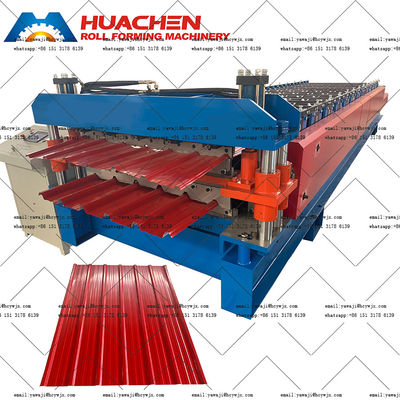 سقف 1250mm دو لایه رول ماشین شکل گیری 380v