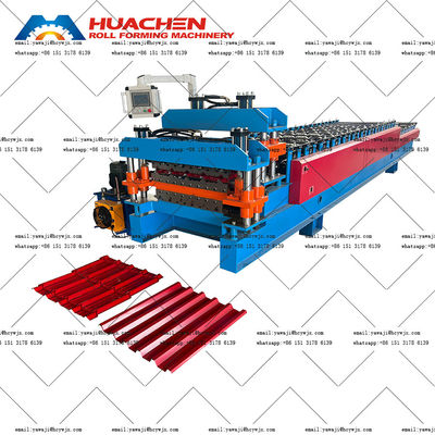 پانل دیواری سقف دو طبقه PPGI / GI ماشین شکل گیری رول فلزی