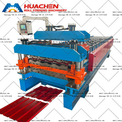 صفحه صفحه سقف دو لایه ماشین ساخت برای PPGI / GI